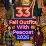 33 Fall Outfits with Peacoat 2026 – Effortlessly Stylish Ways to Wear a Peacoat with Jeans Polished Autumn Looks All Season
