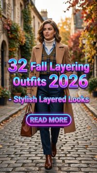 32 Fall Layering Outfits 2026 – Chic Layering Ideas You’ll Want to Wear All Season