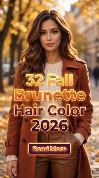 32 Fall Brunette Hair Color Ideas 2026 – Gorgeous and Dimensional Brown Shades and Warm Highlights to Save for Your Next Salon Visit