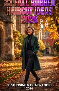 33 Fall Bobbed Haircuts for Women 2026 – Stylish Bob Ideas with Soft Layers, Waves, Bangs and Modern Cuts to Refresh Your Look This Season