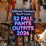 32 Fall Pants Outfits 2026 – Chic, Wearable Trouser Looks with Minimalist Layers & Timeless Style