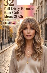 32 Fall Dirty Blonde Hair Color Ideas 2026 – Gorgeous, Soft and Dimensional Blonde Shades and Natural Bronde Tones for a Beautiful Autumn Look