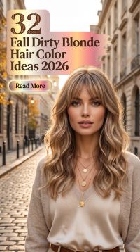 32 Fall Dirty Blonde Hair Color Ideas 2026 – Gorgeous, Soft and Dimensional Blonde Shades and Natural Bronde Tones for a Beautiful Autumn Look