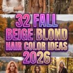 32 Fall Beige Blonde Hair Color Ideas 2026 – Soft, Expensive-Looking and Timeless Shades Champagne for a Gorgeous Autumn Look