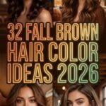 32 Fall Brown Hair Color Ideas 2026 – Gorgeous Brunette Shades with Rich Chocolate, Caramel, Mocha and Dimensional Autumn Tones You'll Want to Save