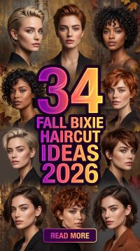 34 Fall Bixie Haircut Ideas 2026 – Chic, Modern and Versatile Styles with Soft Layers and Flattering Cuts for Every Hair Type and Face Shape