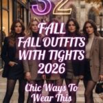 32 Fall Outfits with Tights 2026 – Chic Ways to Wear Skirts, Boots & Cozy Layers with Minimalist Style