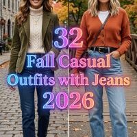 32 Fall Outfits with Jeans 2026 – Chic Stylish Denim Looks You'll Wear All Season