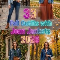 33 Fall Outfits with Jean Jackets 2026 – Stylish Ways to Wear Denim with Minimalist Layers & Effortless Autumn Fashion