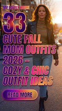 33 Cute Fall Mom Outfits 2026 – Casual, Cozy & Chic Outfit Ideas You’ll Want to Copy All Season