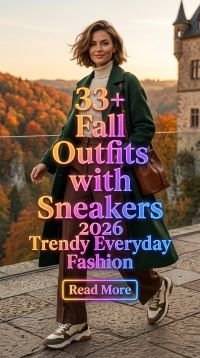 33 Fall Outfits with Sneakers 2026 – Chic Style for Everyday Comfort & Elegance