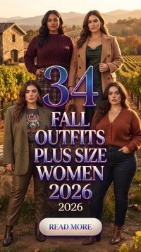 34 Fall Outfits for Plus Size Women 2026 – Chic Style with Flattering Autumn Layers