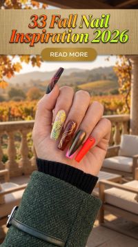 33 Fall Nail Inspiration 2026 – Chic Autumn Manicure Ideas with Elegant Designs and Cozy Seasonal Nail Art You'll Want to Copy