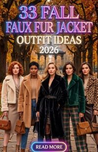 33 Fall Faux Fur Jacket Outfits 2026 – Chic, Cozy and Stylish Looks with Jeans, Boots, Dresses and Warm Layers to Wear All Winter