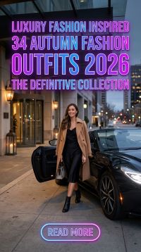 Luxury Fashion Inspired 34 Autumn Fashion Outfits 2026 – Chic Fall Fashion Ideas You'll Want to Copy All Season