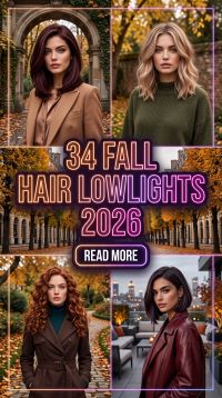 34 Fall Hair Lowlights 2026 – Gorgeous Color Ideas with Warm Browns and Dimensional Autumn Shades for Every Hair Type