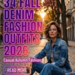 34 Fall Denim Fashion Outfits 2026 – Chic Denim Looks You'll Wear All Season