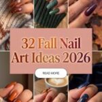 32 Fall Nail Art Ideas 2026 – Chic Autumn Manicure Inspiration with Brown, Burgundy, Neutral and Trendy Seasonal Designs