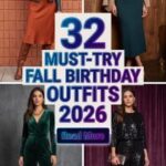 32 Cute Fall Birthday Outfits for Women 2026: Elegant Autumn Birthday Party Looks, Dresses and Gorgeous Fall Fashion Inspo You’ll Absolutely Love