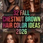 32 Fall Chestnut Brown Hair Color Ideas 2026 – Rich, Timeless & Gorgeous Brunette Shades to Try