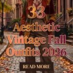 33 Retro Vintage Fall Outfits for Women 2026: Aesthetic & Timeless Autumn Fashion Ideas Featuring Vintage Dresses and Beautiful Retro-Inspired Looks for Every Occasion