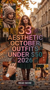 33 Aesthetic October Outfits Under $50 – Affordable, Chic & Trendy Looks for Women