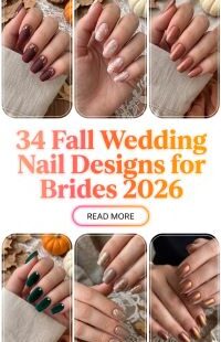 34 On-Trend Fall Wedding Nail Designs for Brides 2026 – Elegant, Chic & Romantic Manicure Ideas for the Big Day