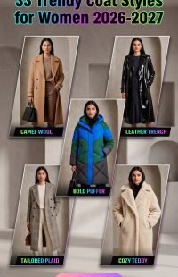 33 Trending Coat Styles for Women 2026-2027 – Modern, Chic & Must-Try Outerwear Looks