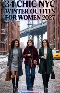 34 Winter Fashion Looks 2027 – Chic Street Style, Cozy Layers & Modern Cold-Weather Outfits