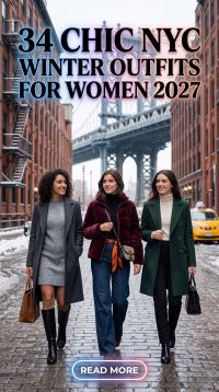 34 Winter Fashion Looks 2027 – Chic Street Style, Cozy Layers & Modern Cold-Weather Outfits