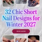 32 Luxe Winter Short Nail Designs 2027 – Expensive-Looking Manicure Ideas with Frosty, Neutral & Elegant Details