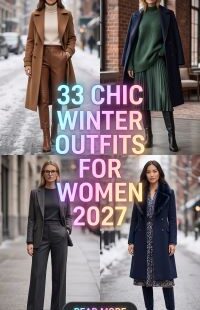 33 Elevated Winter Outfit Ideas for Women 2027 – Luxe Layers, Cozy Textures & Chic Cold-Weather Style