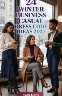 24 Winter Business Casual Dress Code Ideas for Women 2027 – From NYC Street Chic to West Coast Office Style