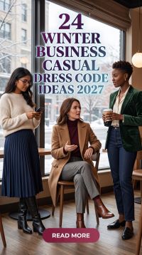 24 Winter Business Casual Dress Code Ideas for Women 2027 – From NYC Street Chic to West Coast Office Style