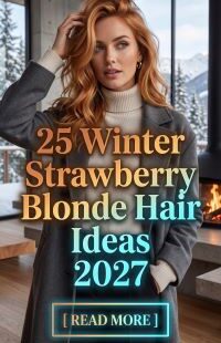 25 Strawberry Blonde Hair Transformations for Winter 2027 – Soft Copper, Golden & Rose-Tinted Shades to Try