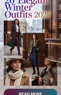 26 Winter Outfit Ideas for Women 2027 – From Cozy Knit Layers to Chic Statement Coats for Stylish Cold-Weather Days