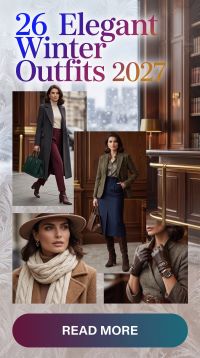 26 Winter Outfit Ideas for Women 2027 – From Cozy Knit Layers to Chic Statement Coats for Stylish Cold-Weather Days