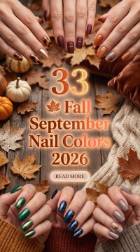 33 Fall September Nail Colors 2026: Chic, Cozy and Trendy Autumn Shades You'll Want to Wear All Month Long