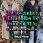 26 Ways to Upgrade Your November Style 2026 – Chic, Easy Fall Outfits with Cozy Layers, Boots & Trendy Seasonal Pieces