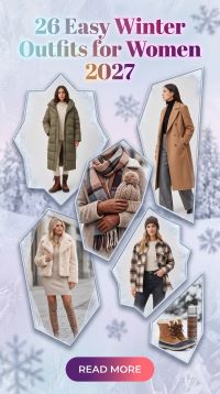 26 Elevated Easy Winter Outfits 2027 – Effortless Layers, Cozy Knitwear, Chic Outerwear & Simple Styling Tricks for Everyday Fashion