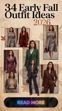 34 Early Fall Outfit Ideas 2026: Chic, Stylish and Wearable Looks to Refresh Your Early Autumn Wardrobe and Transition Into the New Season