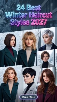 24 Winter Haircut Transformations for 2027 – From Butterfly Cuts and Layered Bobs to Blunt Bobs, Shags & Face-Framing Styles for Every Hair Type