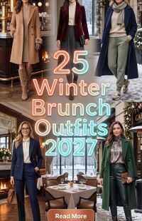 25 Elevated Winter Brunch Looks for Women 2027 – Luxe Layers, Tailored Coats, Cozy Knitwear & Chic Accessories for a Polished Café-to-Weekend Style