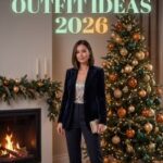 25 Christmas Outfit Transformations for Women 2026 – From Velvet Dresses & Sparkling Skirts to Luxe Knitwear, Tailored Sets & Festive Party Looks