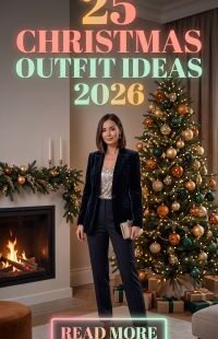 25 Christmas Outfit Transformations for Women 2026 – From Velvet Dresses & Sparkling Skirts to Luxe Knitwear, Tailored Sets & Festive Party Looks