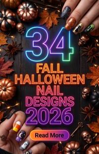34 Fall Halloween Nail Designs 2026 – Spooky, Cute & Trendy Autumn Manicure Ideas and Stylish Designs for Every Style and Mood