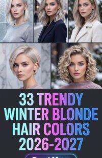 33 Trending Winter Blonde Hair Color Ideas 2026-2027 – Icy, Creamy, Beige & Dimensional Shades for a Fresh Seasonal Look