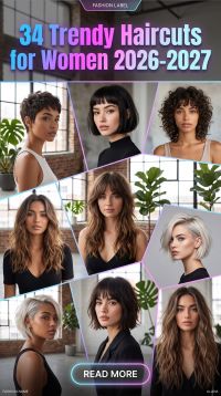 34 On-Trend Haircuts for Women 2026-2027 – Fresh, Chic & Effortless Styles for a Modern New Look