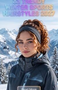 33 Stunning Winter Sports Hairstyles for Women 2027 – Stylish, Secure & Athletic Hair Ideas for Running, Gym Workouts, Outdoor Activities and Active Winter Days