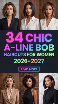 34 Modern A-Line Bob Haircuts 2026-2027 – Chic Short, Layered & Flattering Hairstyles for Women